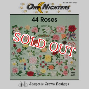 画像: Jeanette Crews図案 44 Roses